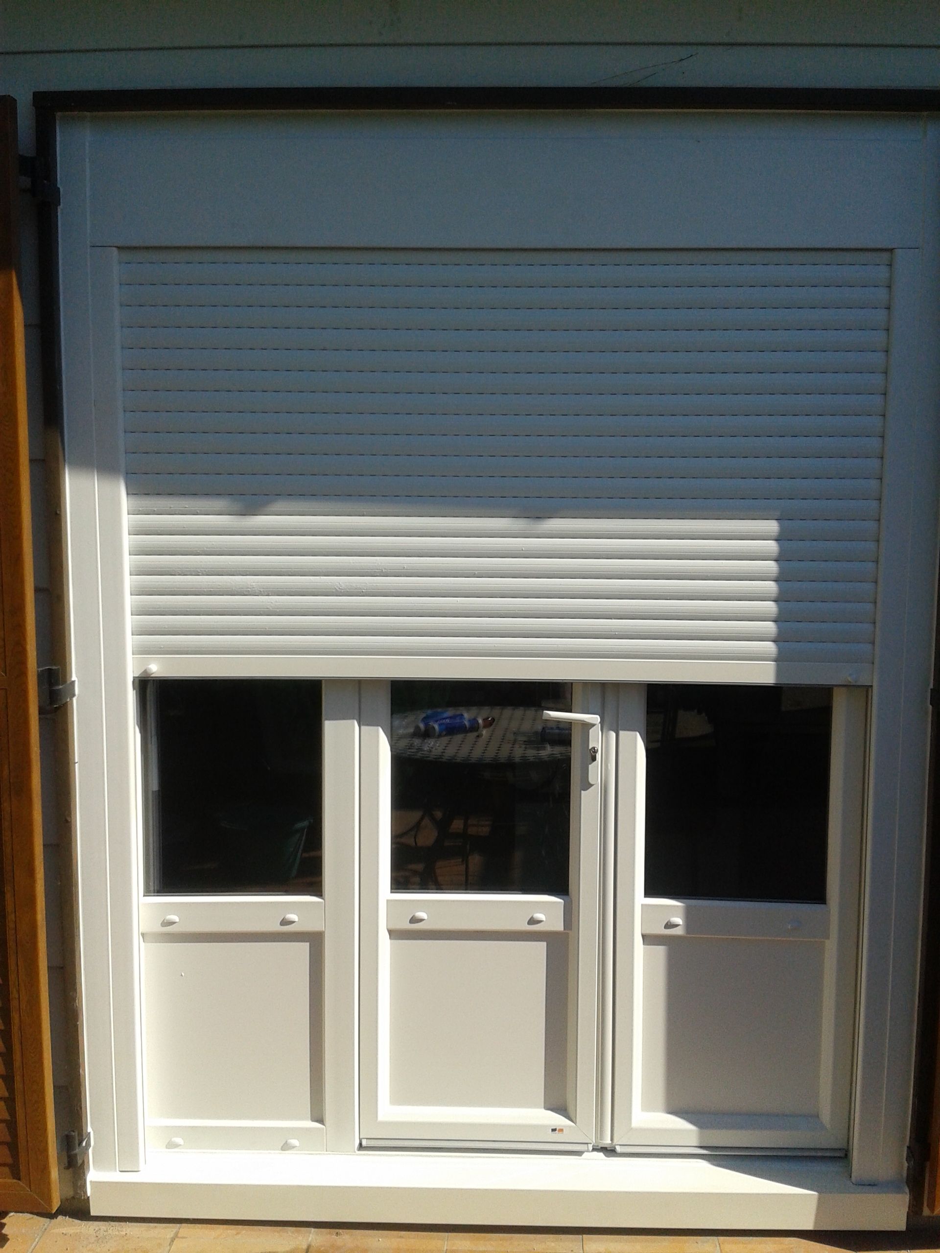 Porte Fen Tre Pvc Vantaux Fixe Lat Ral Coloris Blanc Vaillant